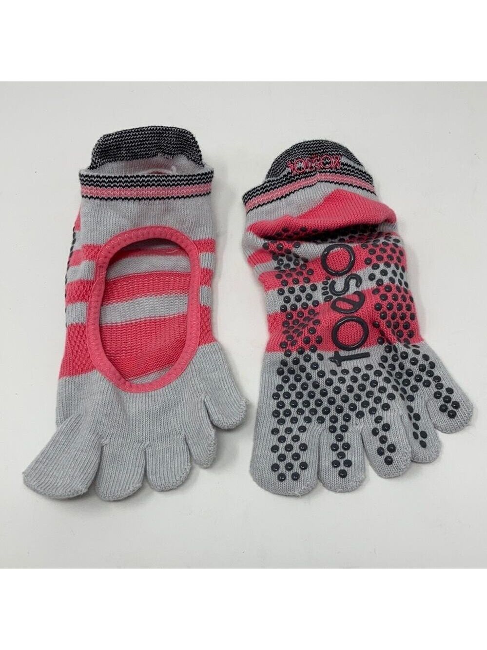 Toesox Full Toe Ballerina Grip Socks Small